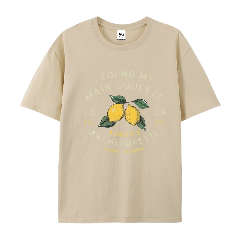 Simple Pure Cotton Washed T-shirt Unique Graphic Tee Pattern Daily Clothes Versatile Unisex Short-sleeve