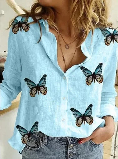 Vintage Cotton Linen Blouse Shirt Top Blusa Feminina Roupas Long Sleeve Female Casual Quality Spring Autumn Shirt Women Tops