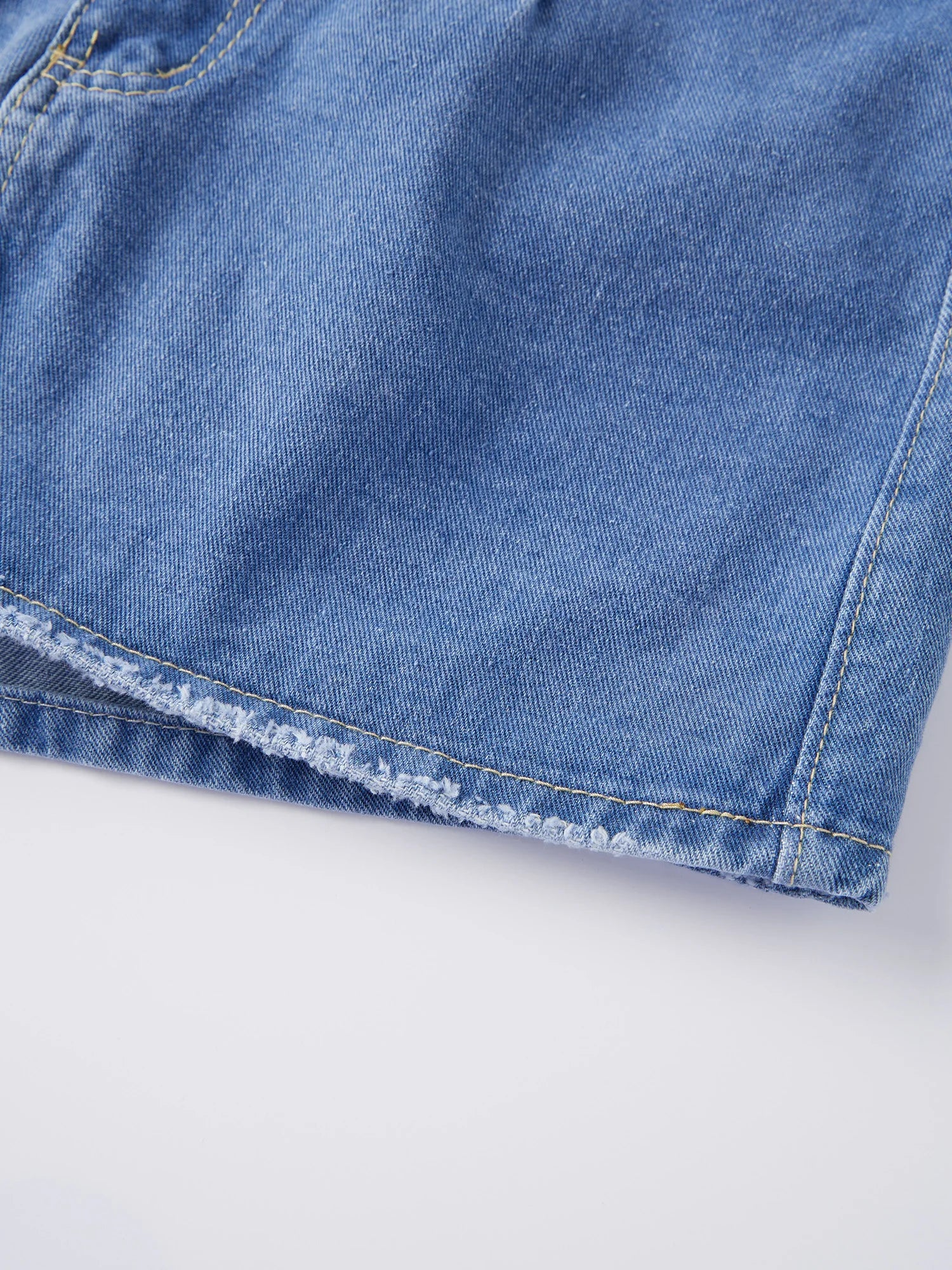 Stylish High Waist Denim Skirt Vintage Washed Button Front A-line Midi Jean Skirts for Casual Outings and Events
