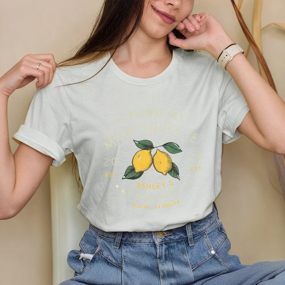 Simple Pure Cotton Washed T-shirt Unique Graphic Tee Pattern Daily Clothes Versatile Unisex Short-sleeve
