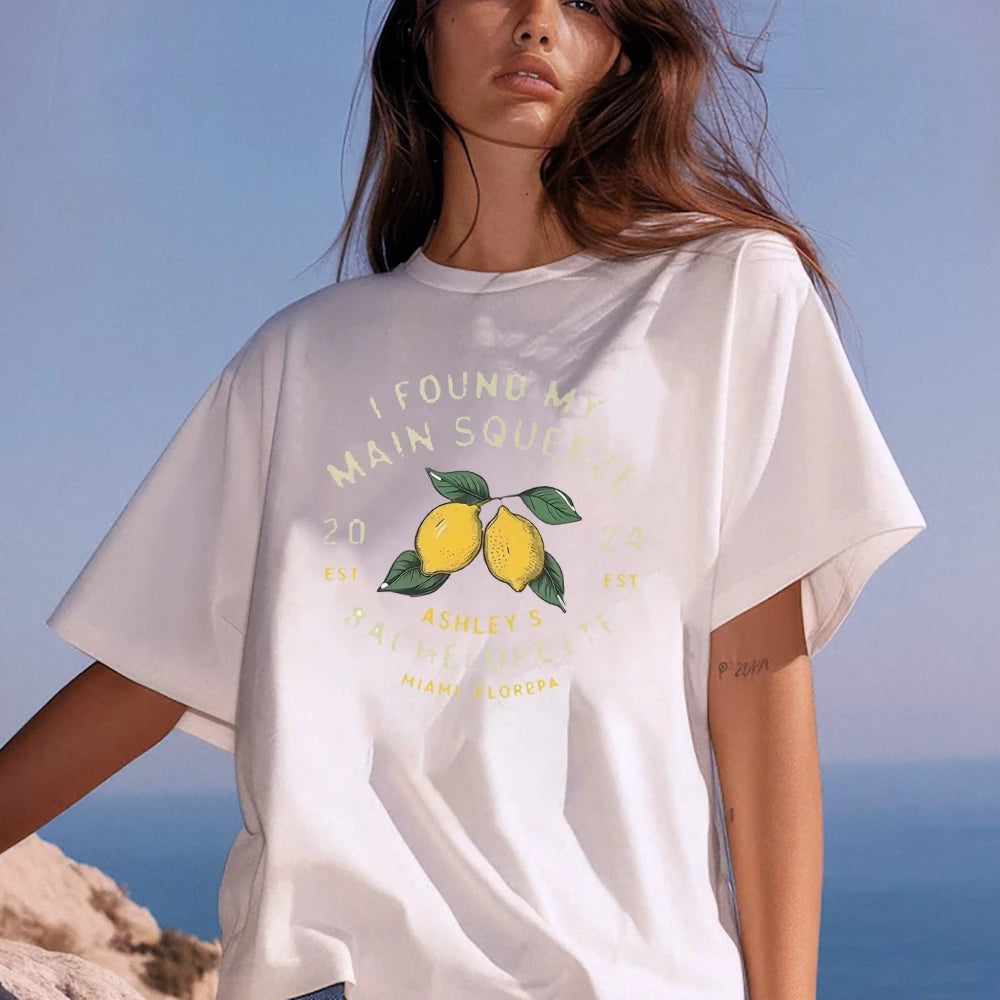 Simple Pure Cotton Washed T-shirt Unique Graphic Tee Pattern Daily Clothes Versatile Unisex Short-sleeve
