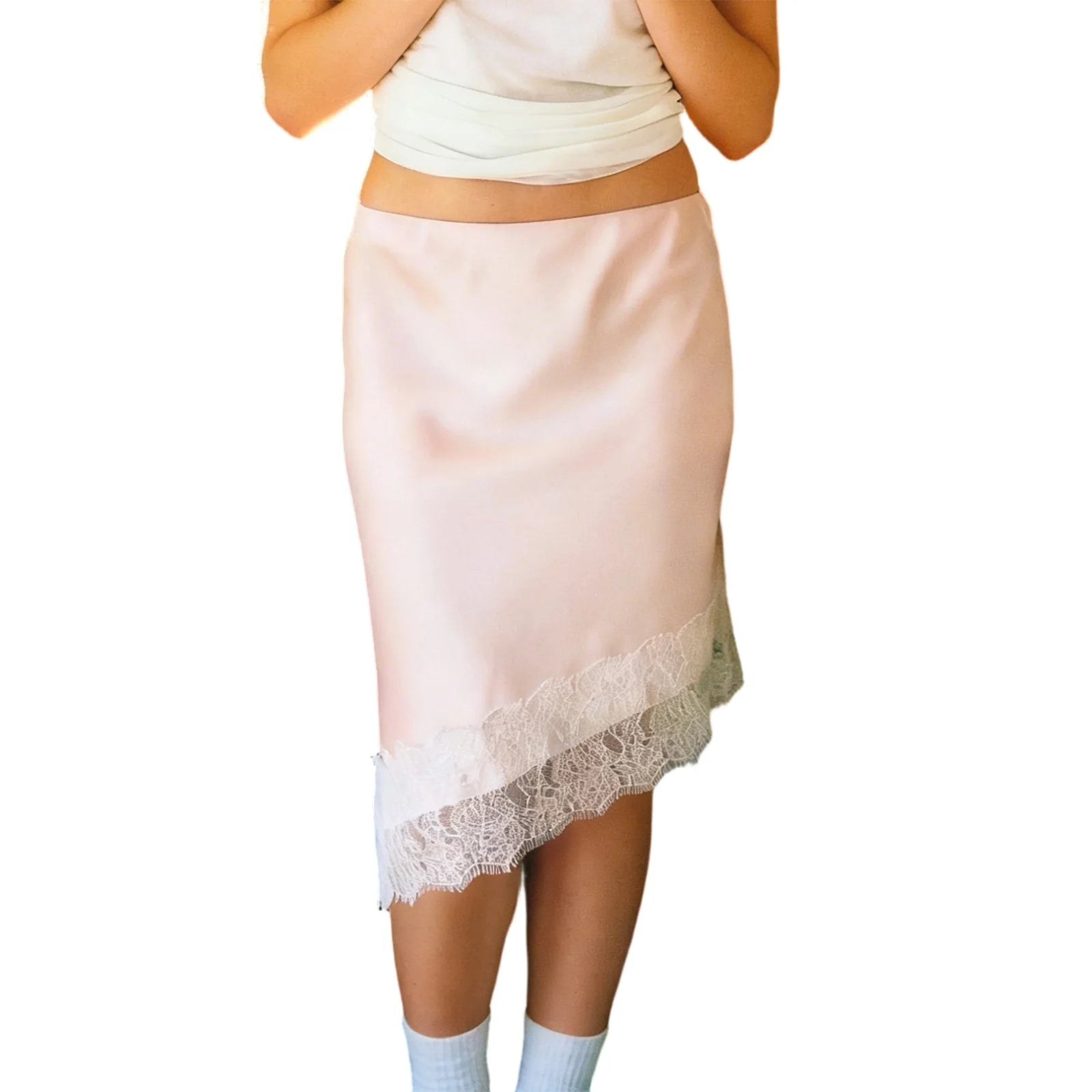 Elegant High Waist Maxi Skirt with Floral Embroidery Detail Boho Chic Long Skirt for Summer Beach Vacation or Date Night