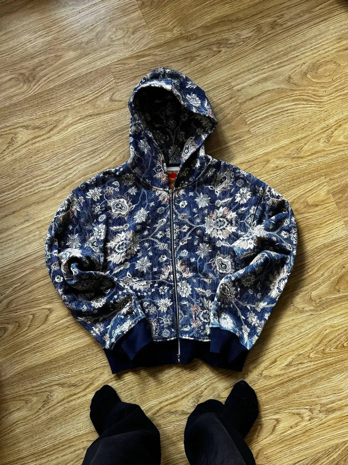 Y2K New American Fashion Trend Joker Sell Spot Zipper Hoodie Men Street Hip Hop Vintage Fleece Padded Sweatshirt Unisex Hoodie