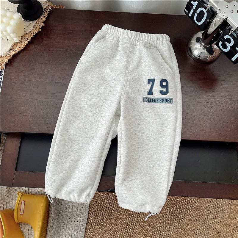 Boys Girls Casual Sets Spring Autumn Children Clothes Suit Baby Long-Sleeved Sweater Sweatpants 2Pcs New Kids Fashion Outfits