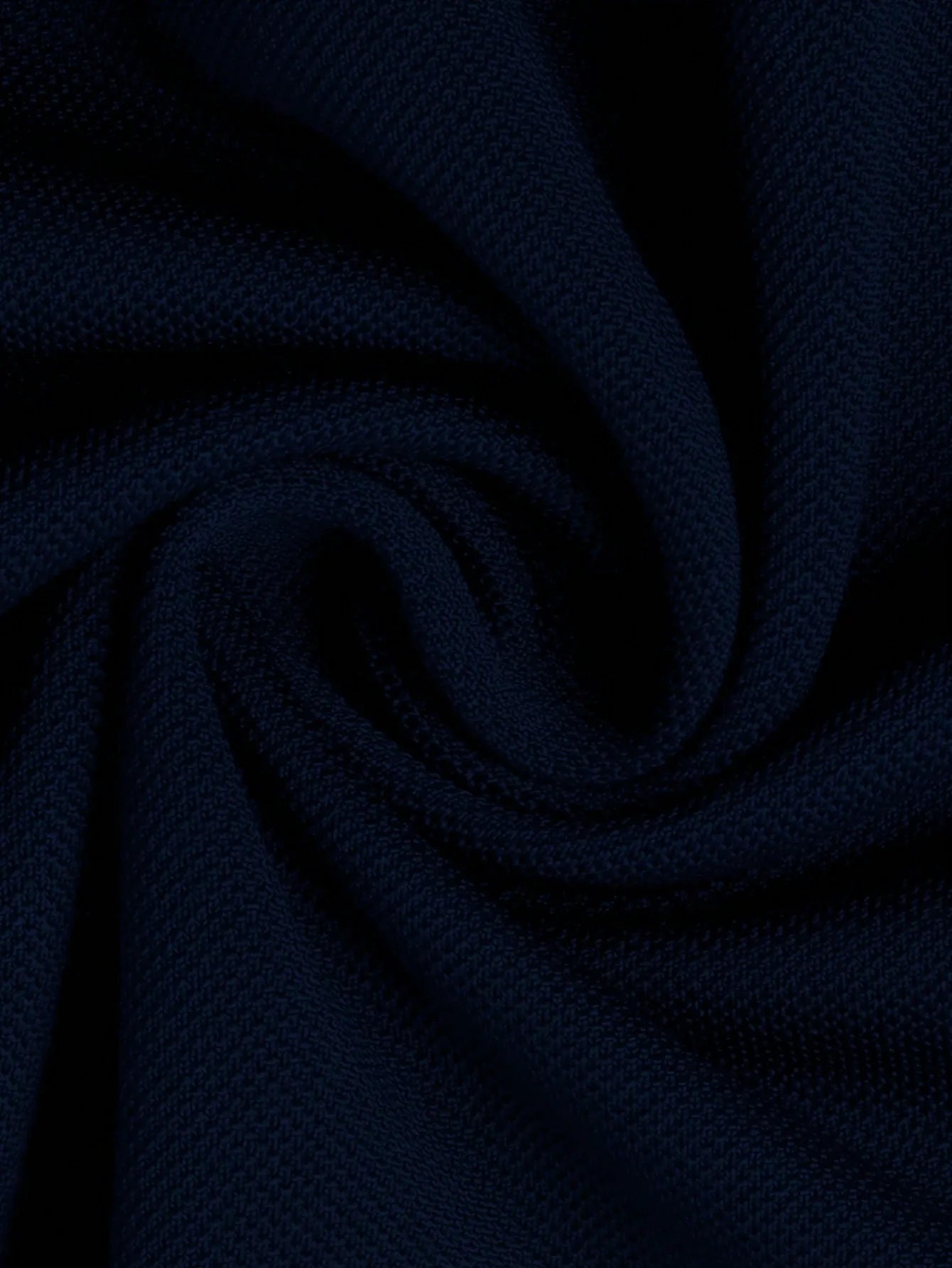 Men's Navy Blue Short Sleeve Casual Polo Shirt with Contrast Trim